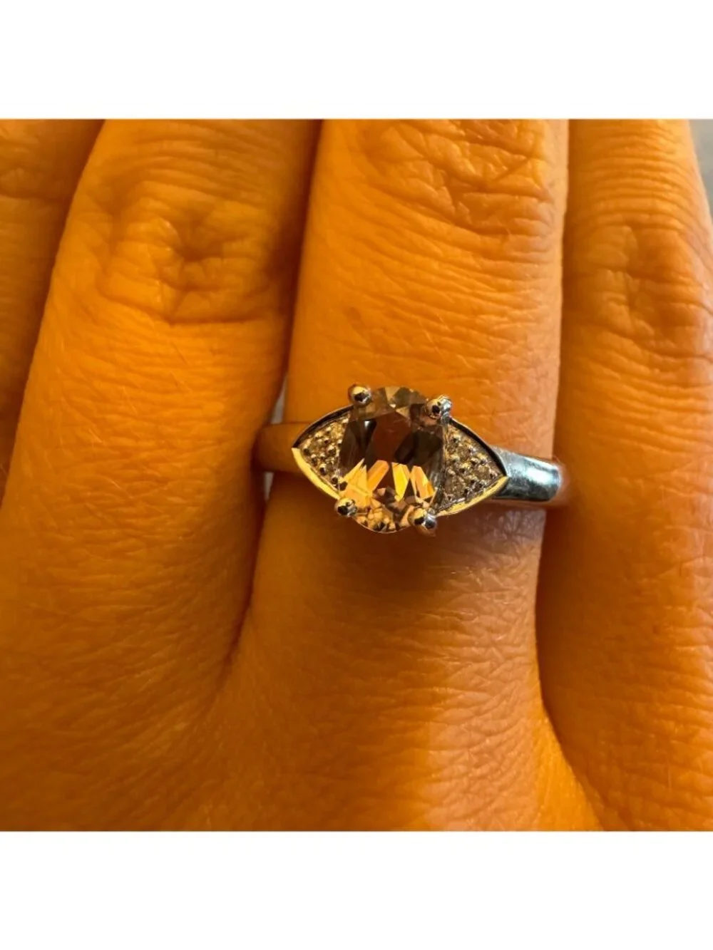 Rare 1ct Zultanite Ring Color Changing 14K Gold Certified Size 9 Natural Diamond - Picture 13 of 16